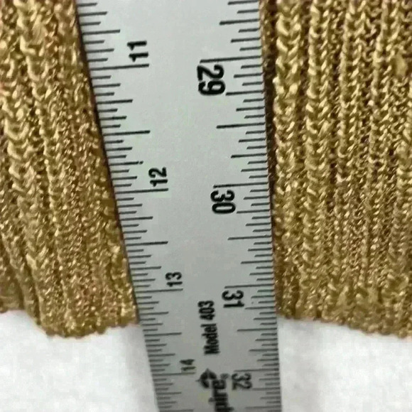 Hot Touch Cardigan Women's Medium Open Knit Camel Color - Picture 7 of 7